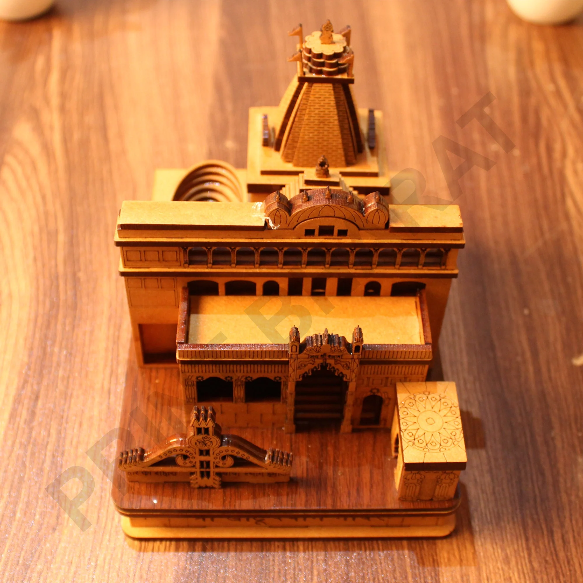 Miniature Temple Handmade, Khatu Shyam Tample -3D Replica, Religious Gifts, Indian Pooja Decor, Home Decor Length: 15 cm,Widht: 12.5 cm,Height: 13 cm - Image 6