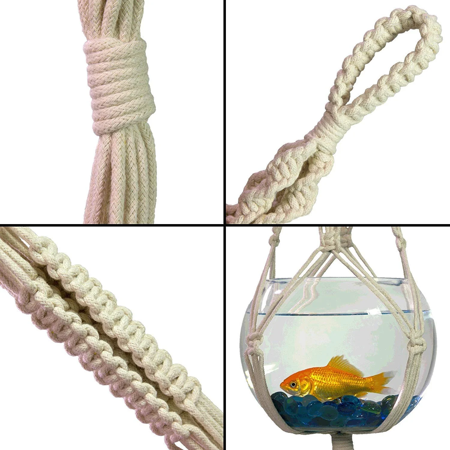 Minimalist Macrame Plant Hanger - Image 6