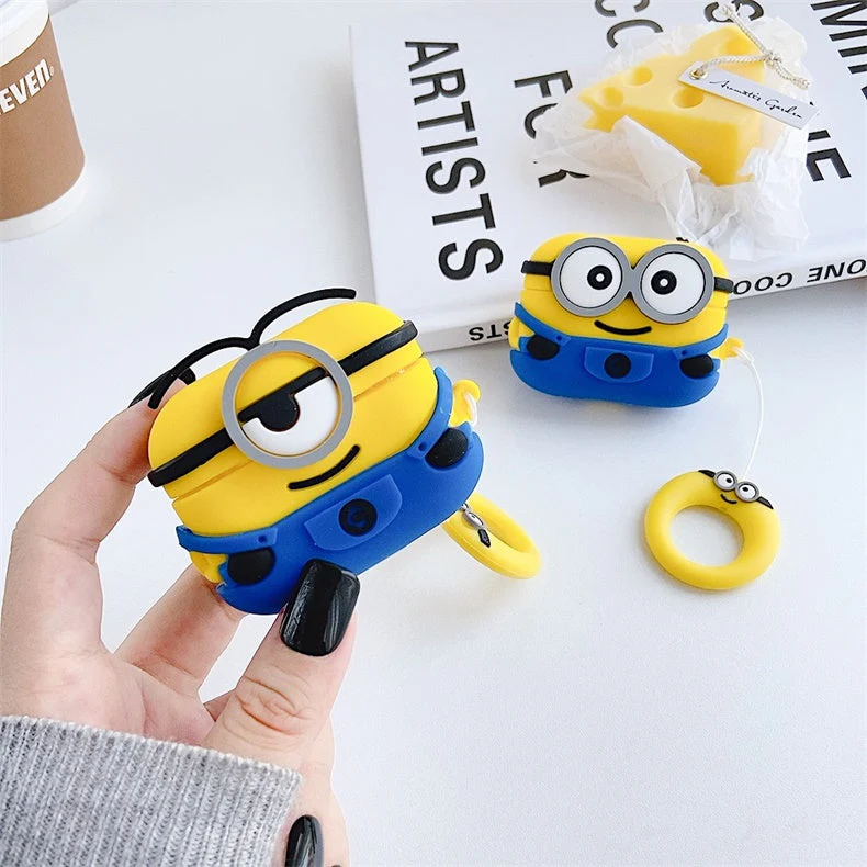 Minions - One Eye - Airpods Cover for Apple AirPods - Premium Silicone Case