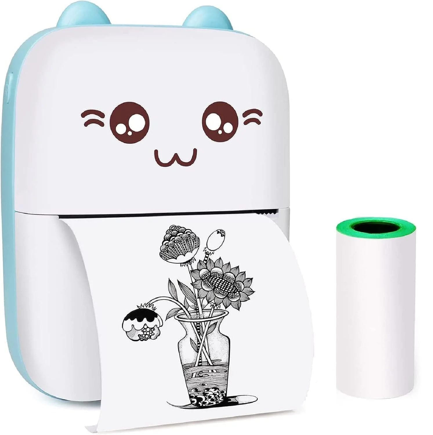 MiniPrint: Portable Bluetooth Thermal Printer with Ink-Free Printing for Labels, Photos & Notes (Android & iOS Compatible)