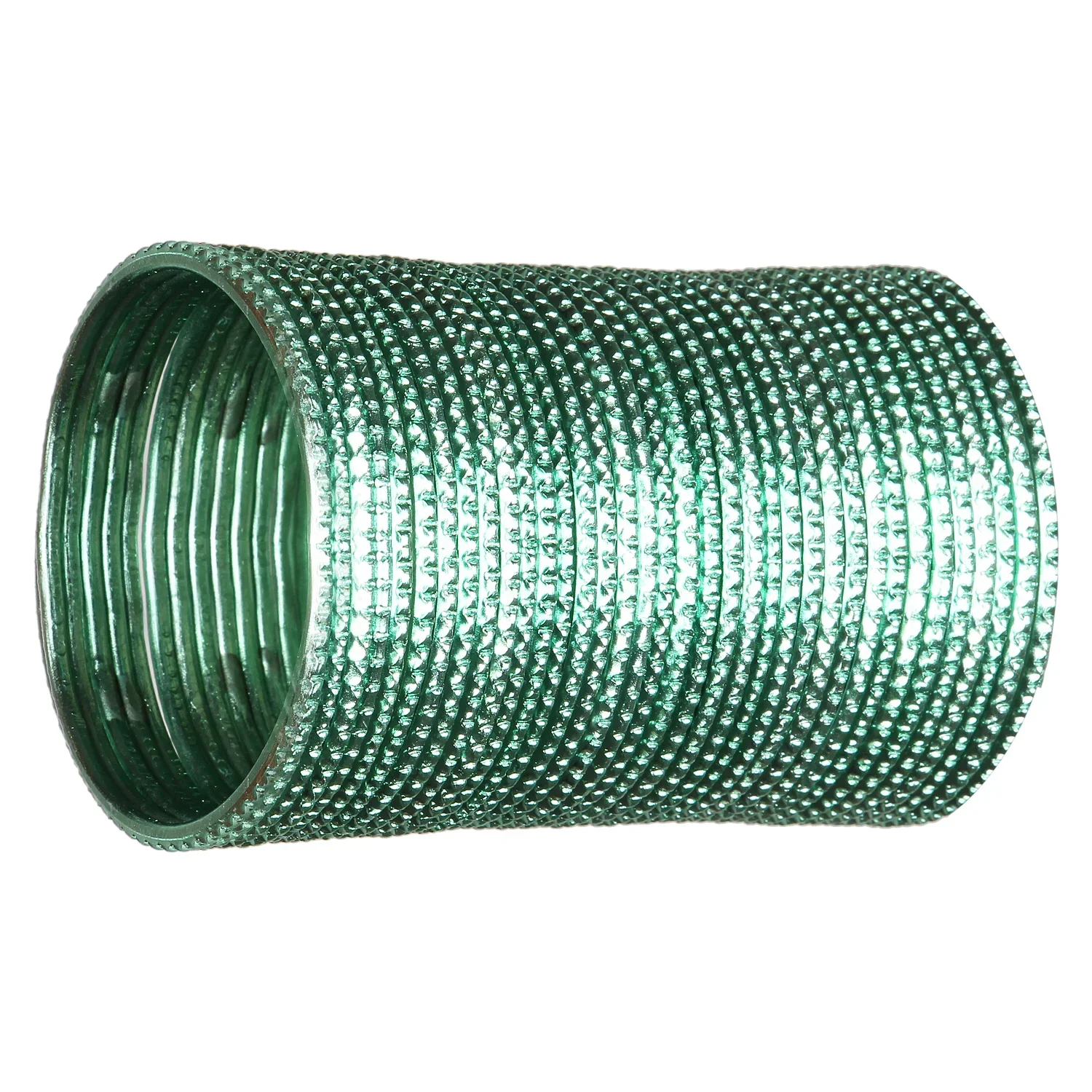 Mint Green Metal Bangles Set (36 Pcs) – Lightweight & Festive - Image 4