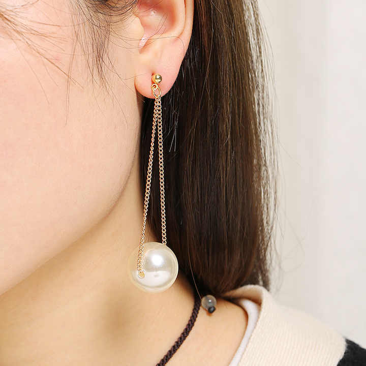Miss Charm Pearl Dangler Earring - Image 2