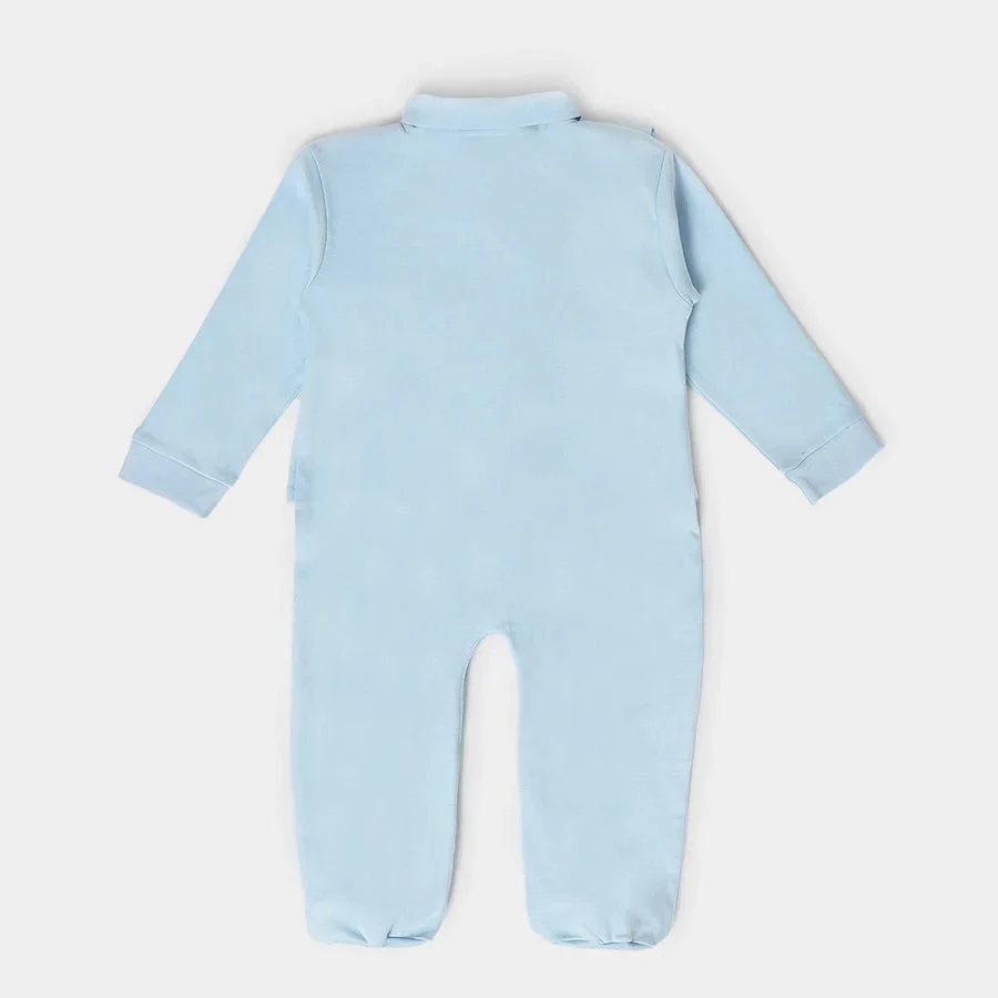Misty Blue Baby Sleepsuit Newborn - Image 3
