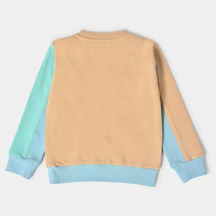 Misty Brown Colorblock Sweatshirt & Pajama Set - Image 3