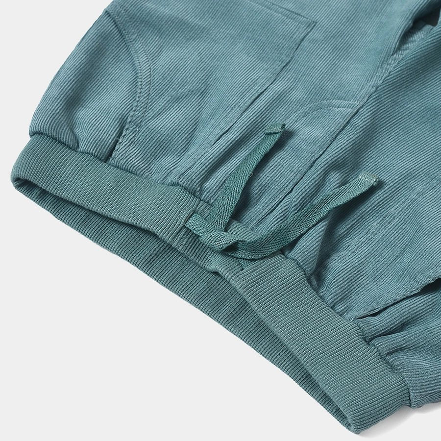 Misty Granite Corduroy Jogger For Kids - Image 6