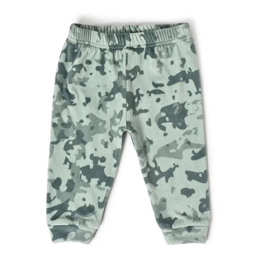 Misty Green Kids Girl Sweatshirt With Pajama Set - Image 8
