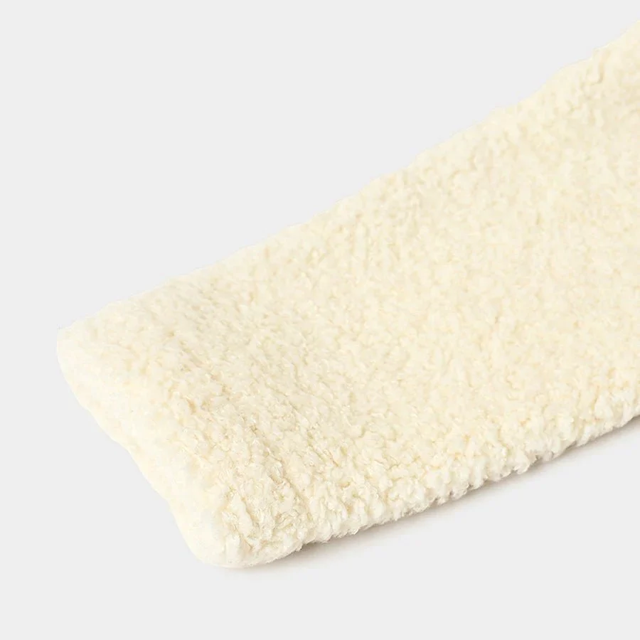 Misty Solid Cream Winter Baby Jacket For Winter - Image 8