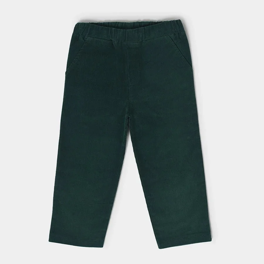 Misty Solid Green Baby Boy Trouser - Image 2