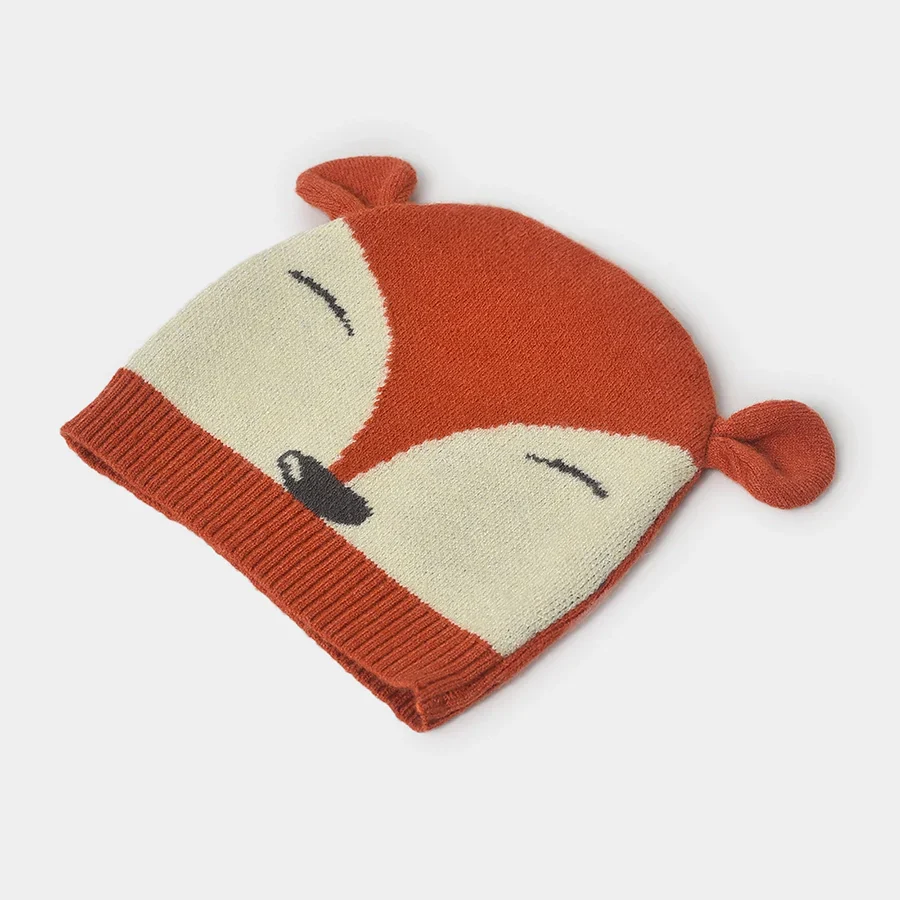 Misty Vixen Knitted Baby Cap & Mitten Set Rustic Cotton - Image 4