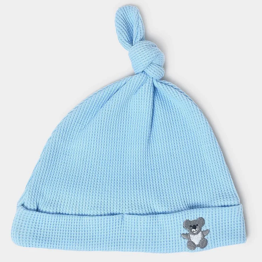 Misty Waffle Wrapover With Newborn Baby Pyjama And Cap Set - Image 12