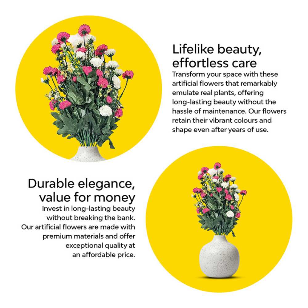Mixed Chrysanthemum Artificial Flowers - Image 23