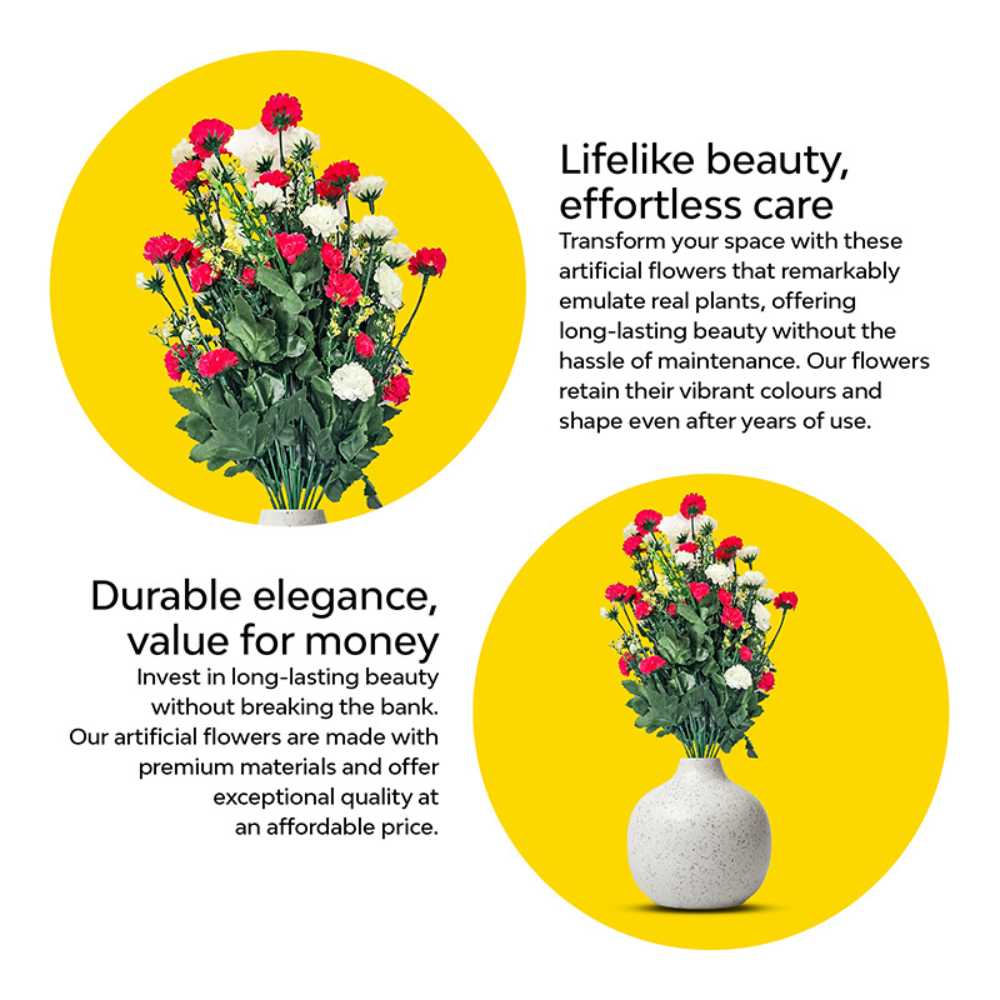 Mixed Chrysanthemum Artificial Flowers - Image 29