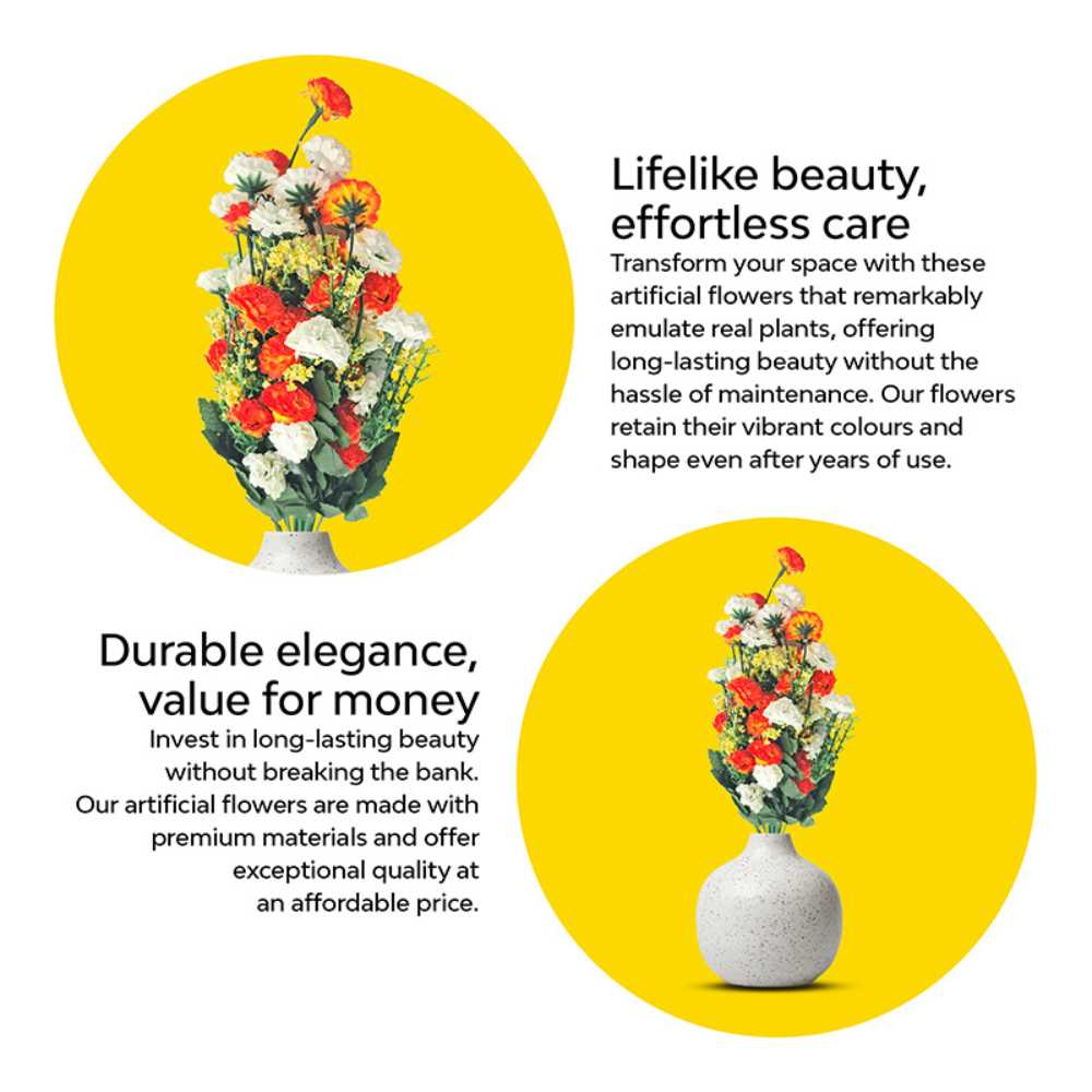 Mixed Chrysanthemum Artificial Flowers - Image 8