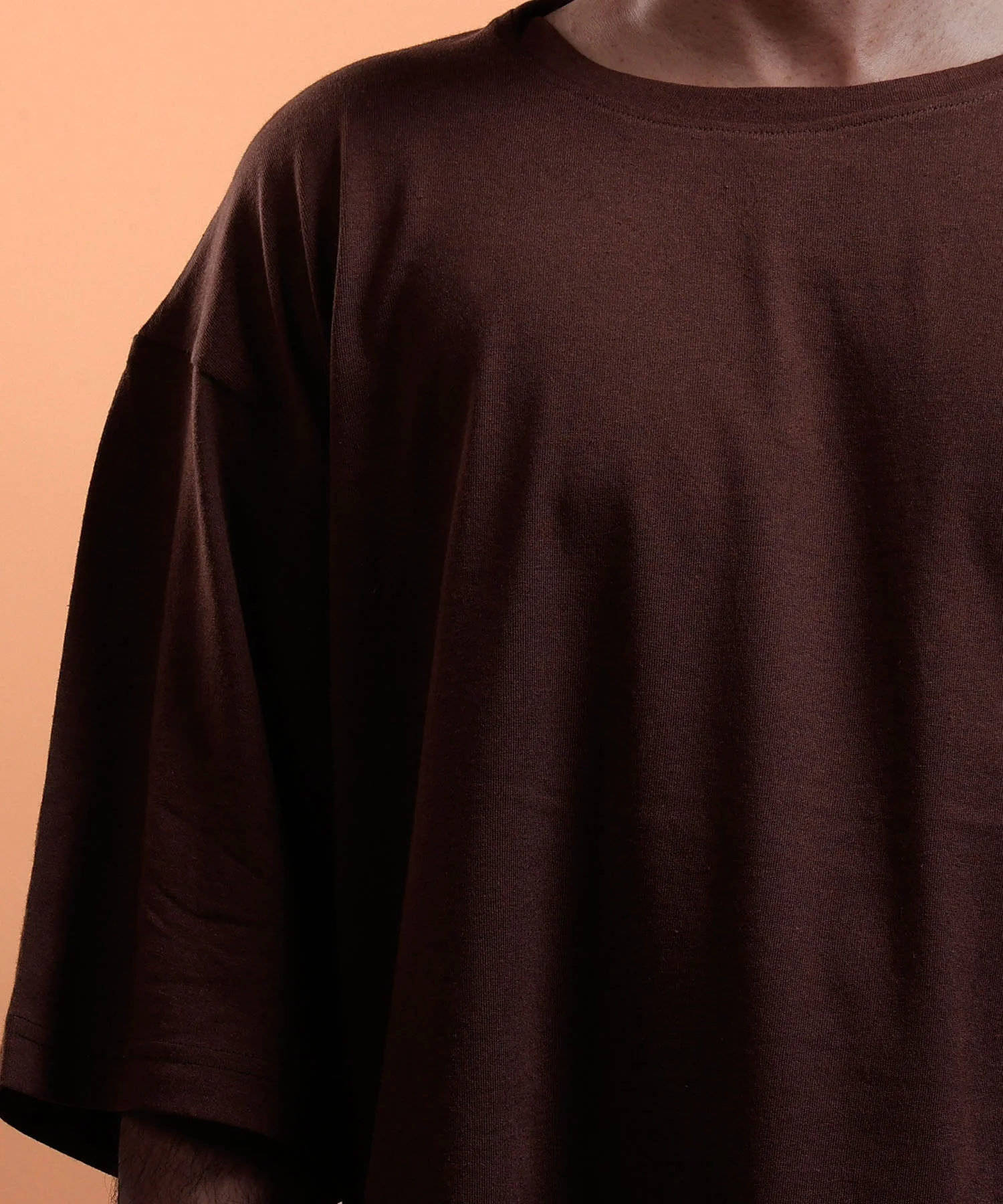 Mocha - Drop Shoulder tee #3 - Image 2