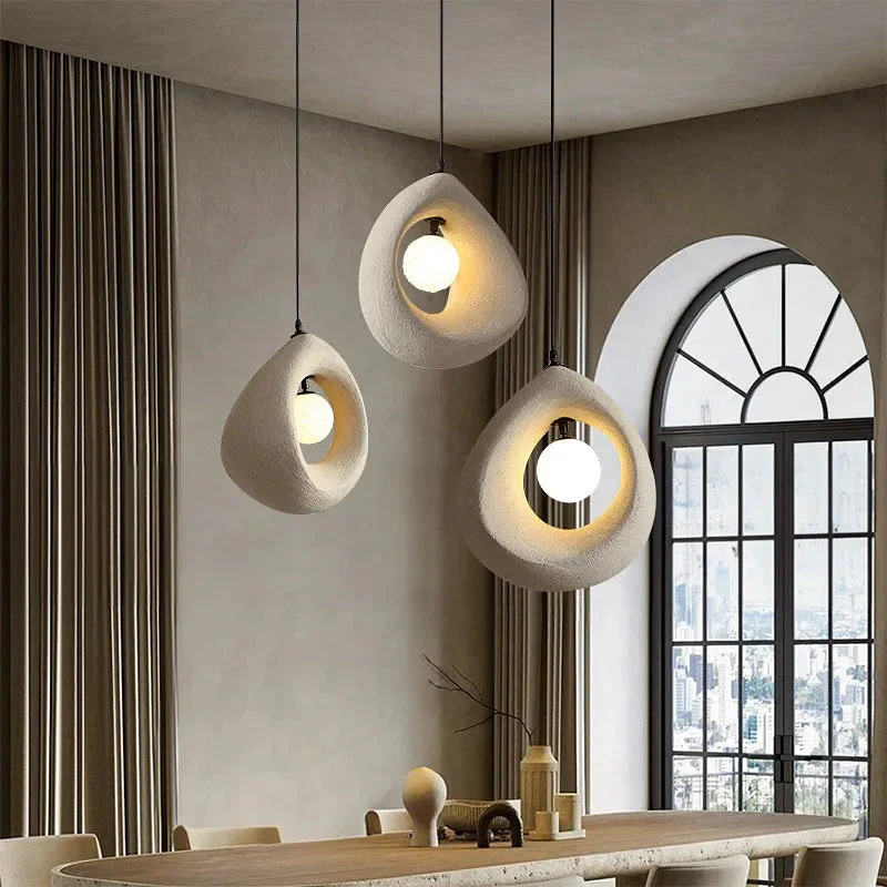 Modern Earthy style pendant light Chandelier for Living Room Outdoor Light - Warm White - Image 3