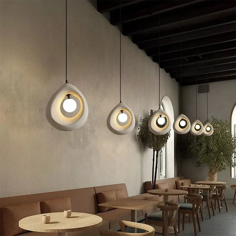 Modern Earthy style pendant light Chandelier for Living Room Outdoor Light - Warm White - Image 6