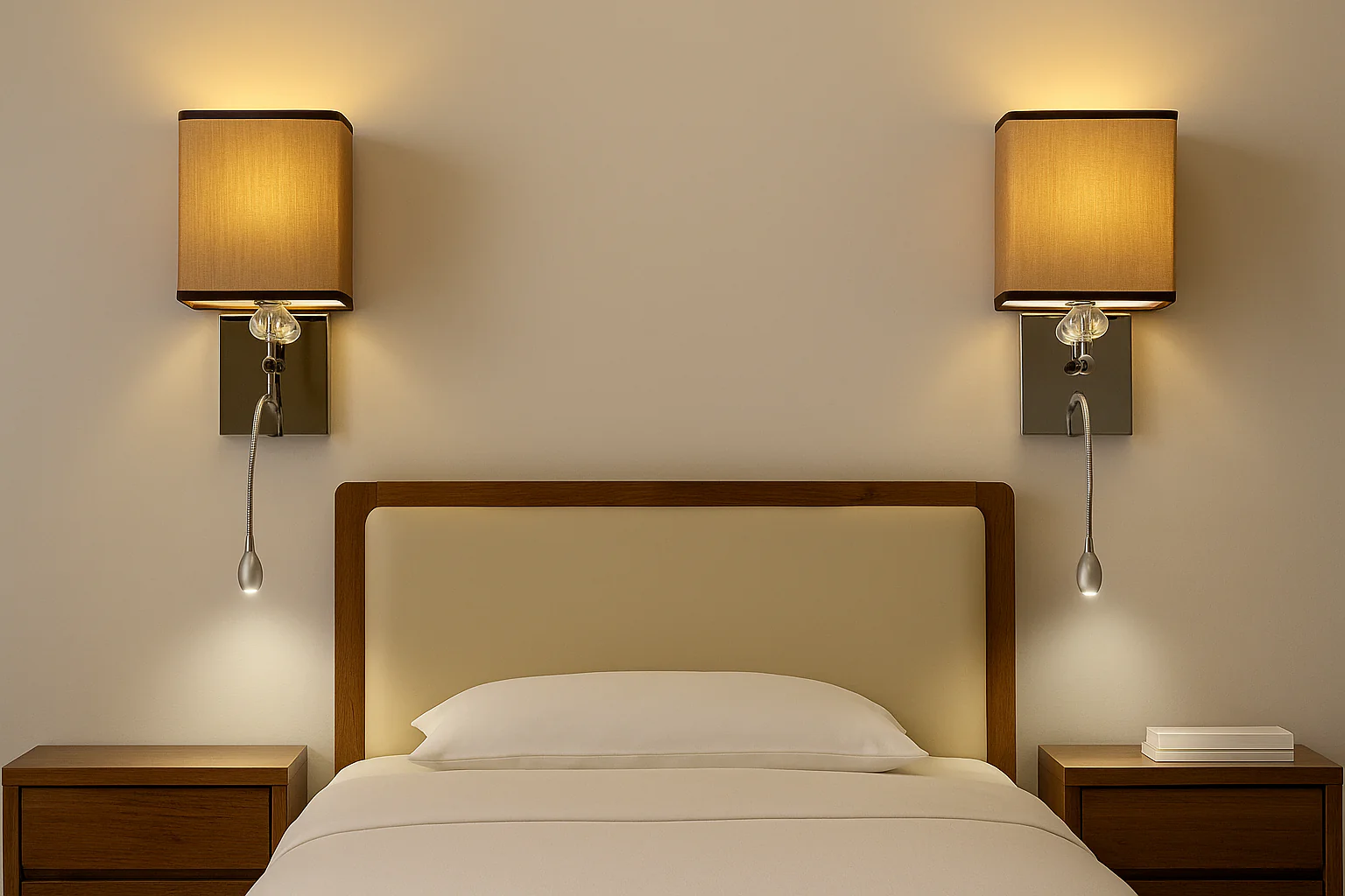 Modern Fabric dual led Wall Lights Cloth lamp - Image 4