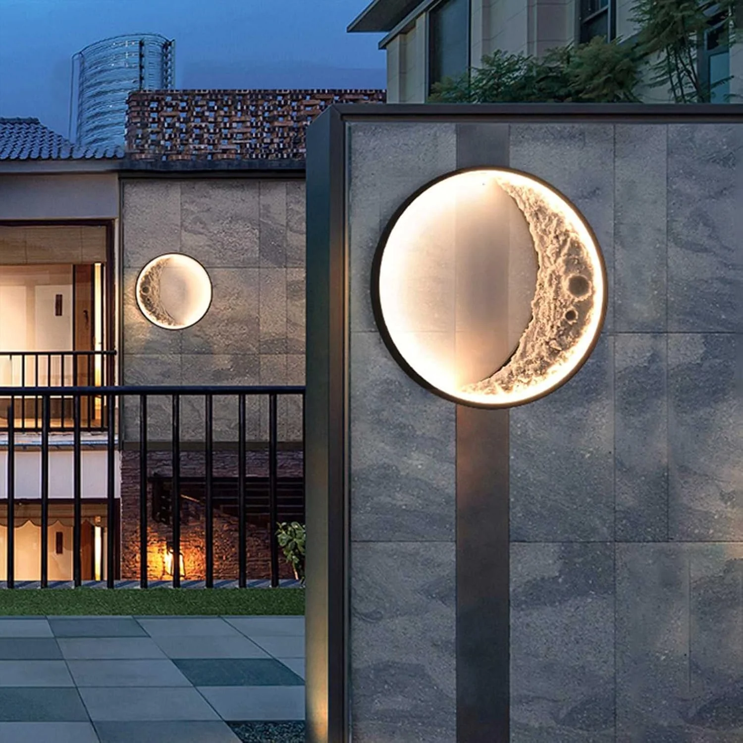 Modern LED Moon Wall Light – 3D Lunar Surface Design with Backlit Glow for Bedroom, Living Room, or Kids Room Decoration - Image 10