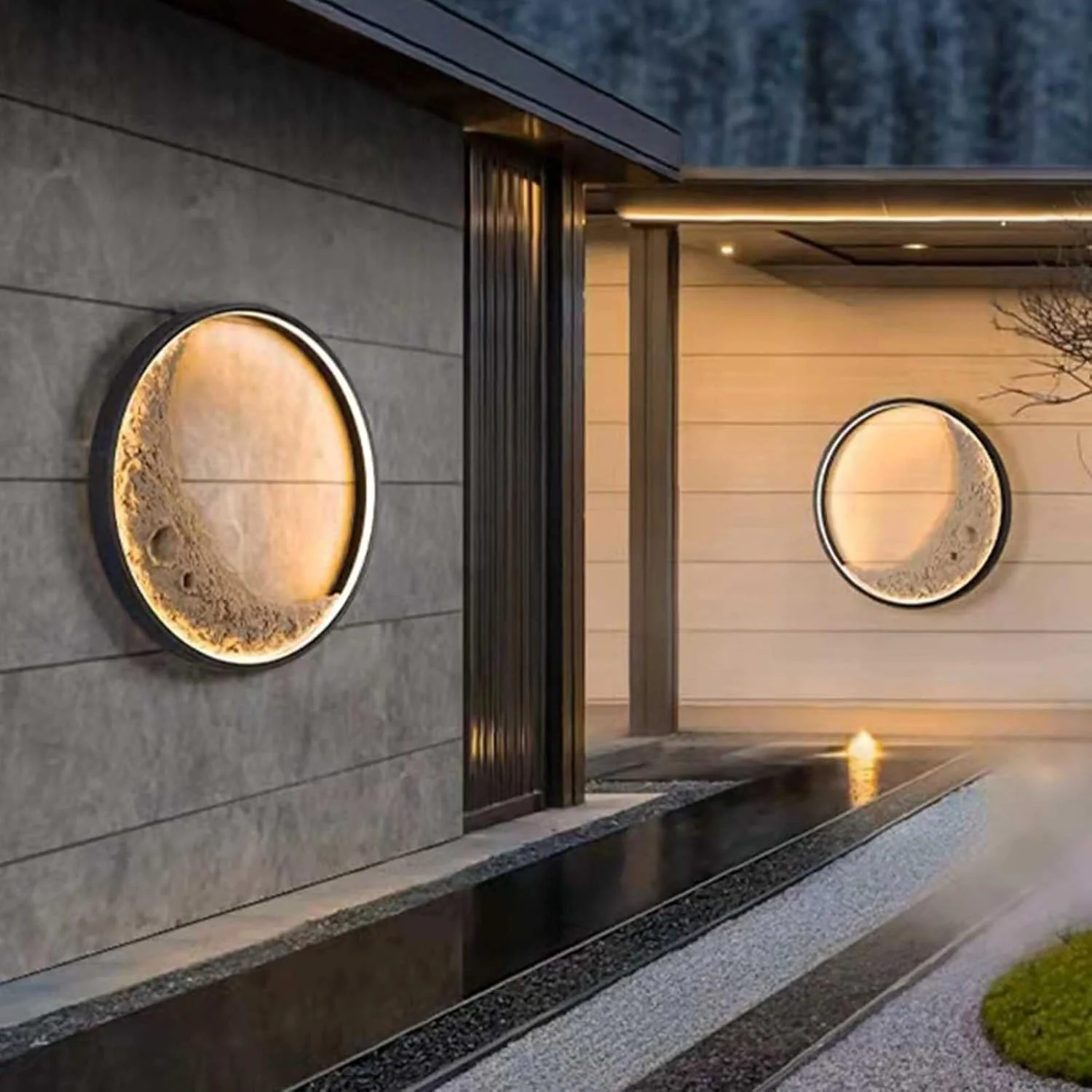 Modern LED Moon Wall Light – 3D Lunar Surface Design with Backlit Glow for Bedroom, Living Room, or Kids Room Decoration - Image 11