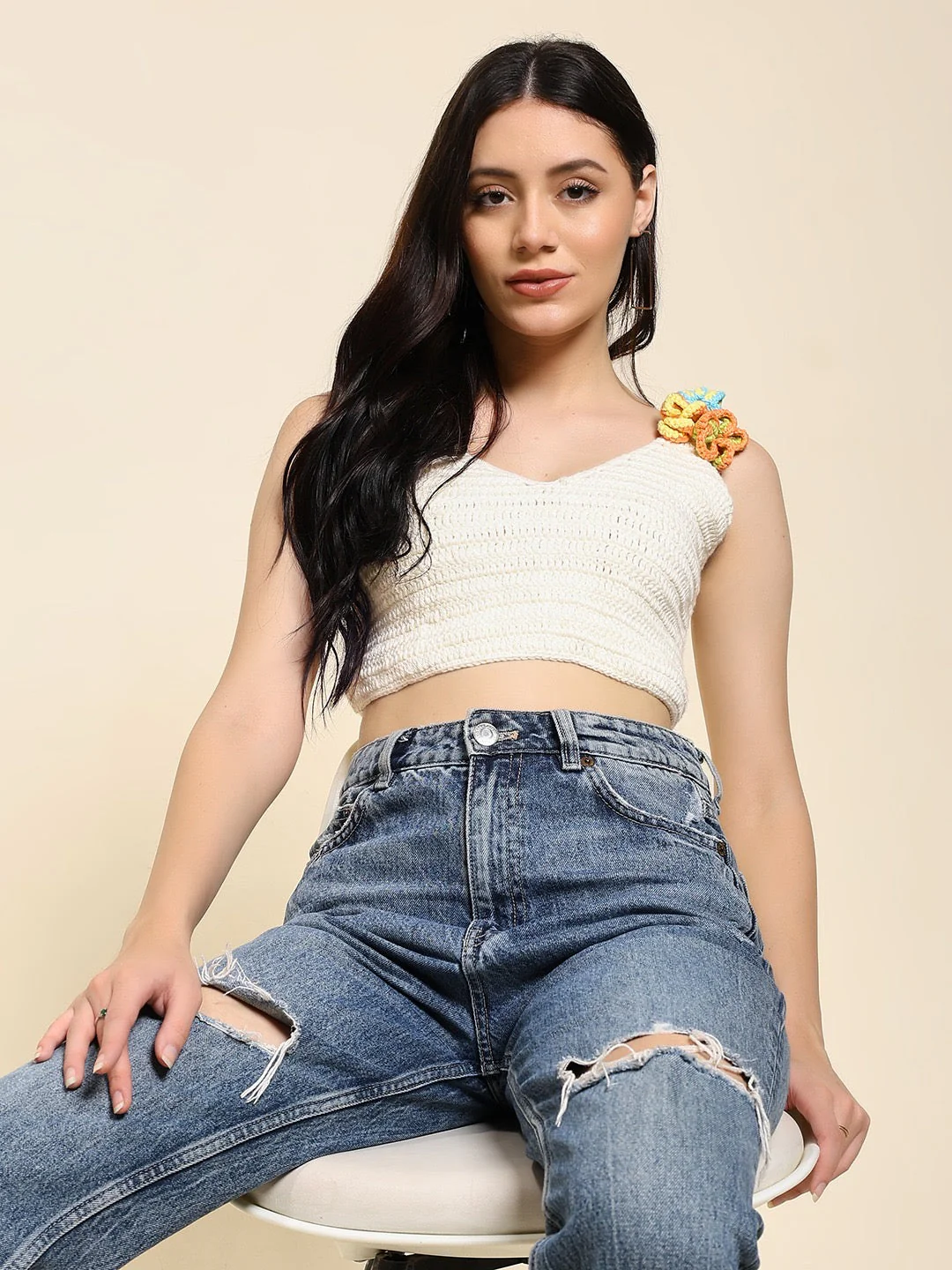 Mona Lisa Handmade Crochet Top - Image 2