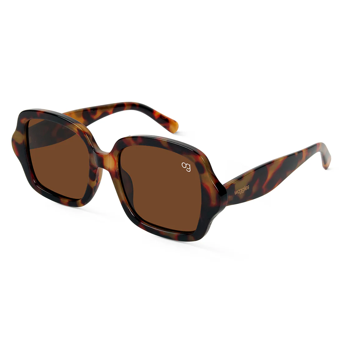 Monochromatic Green Square Sunglasses - Image 6
