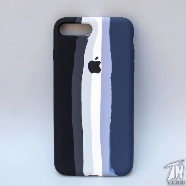 Monochrome Silicone Case For Apple Iphone 7 Plus