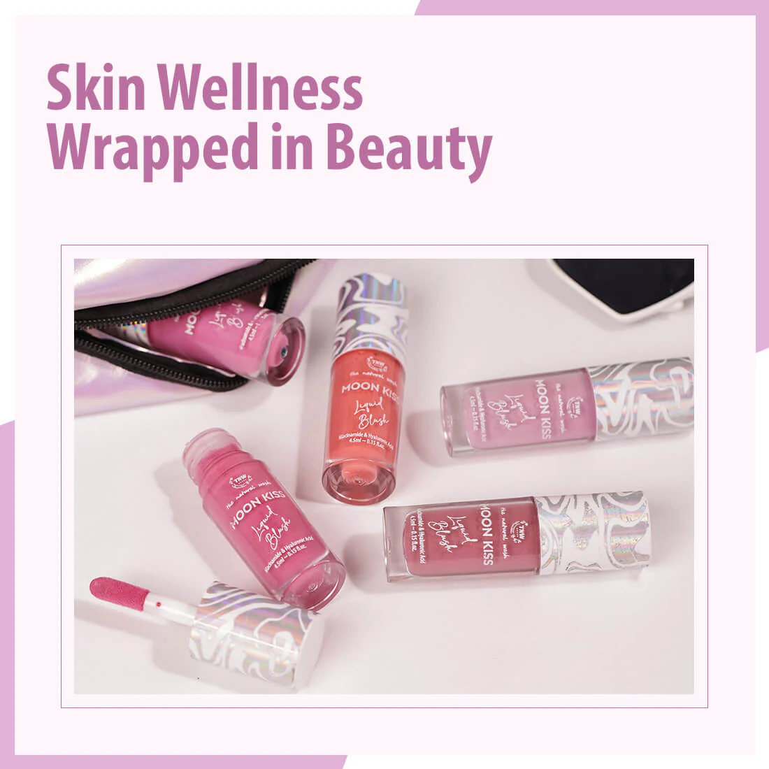 Moon Kiss Liquid Blush Chulbuli(03) | Dewy & Long-Lasting Cheek Tint - Image 9