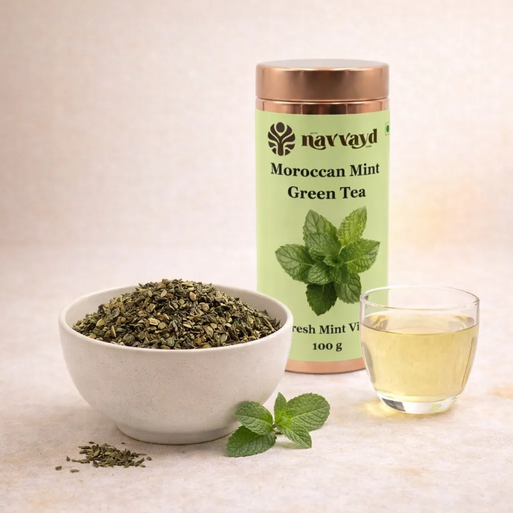 Moroccan Mint Green Tea In Tin