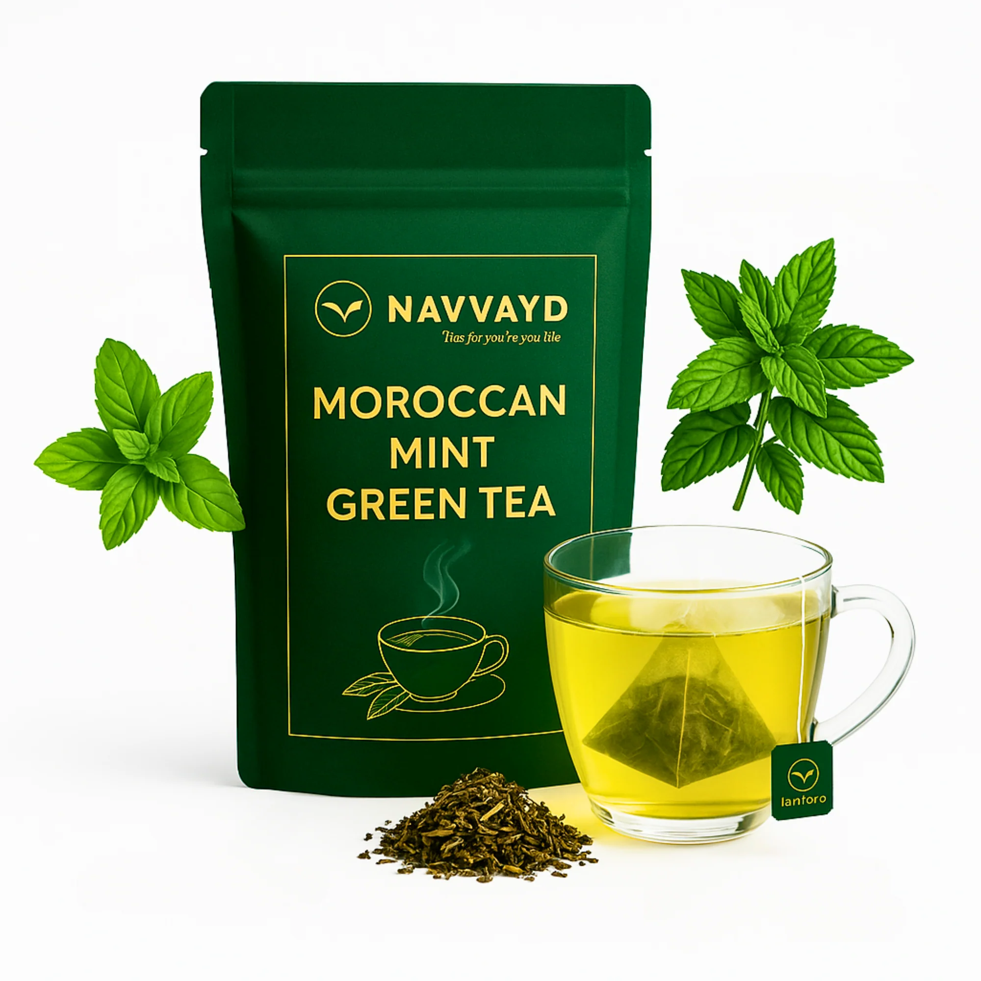 Moroccan Mint Green Tea - Teabags - Image 11