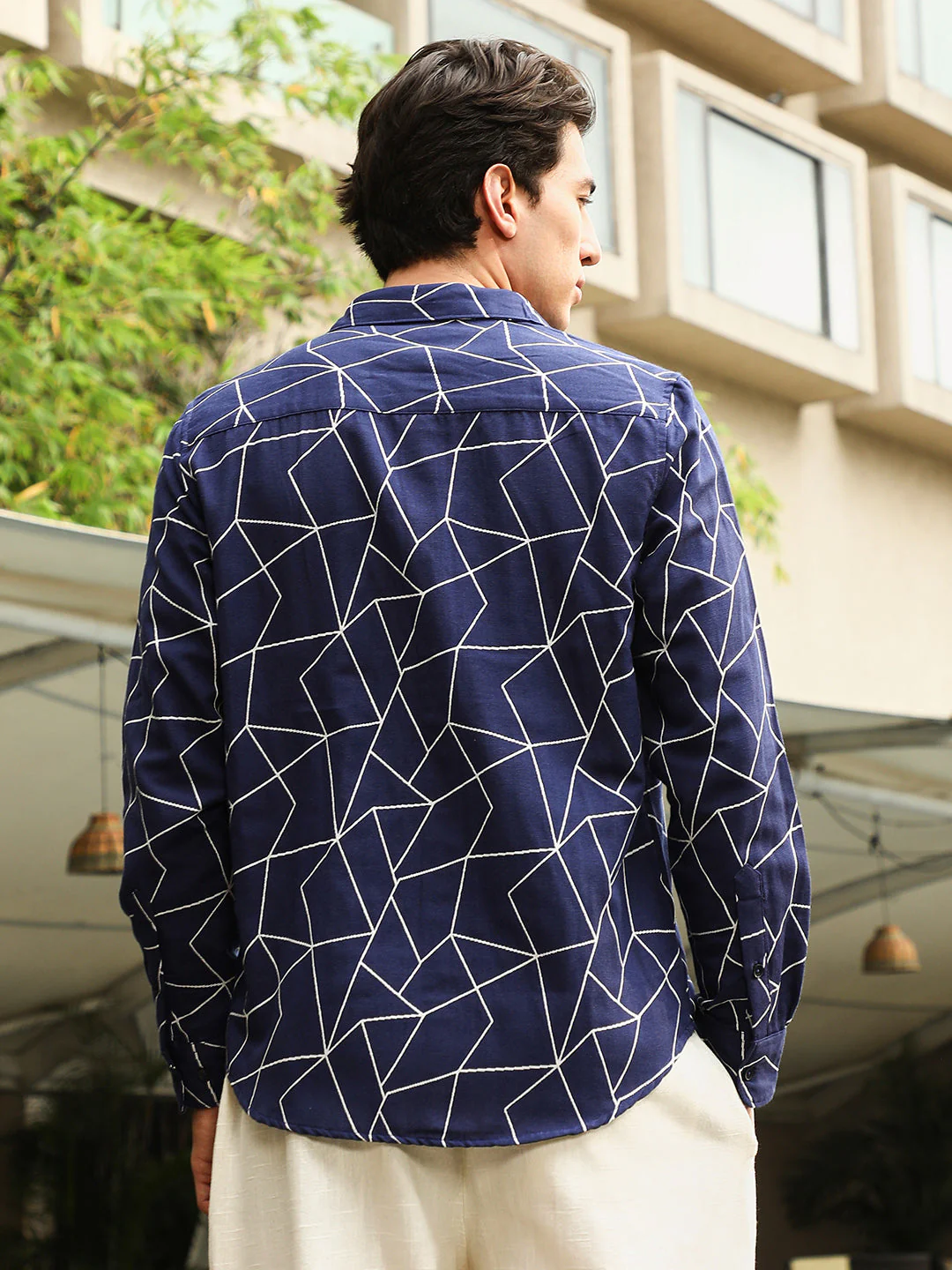 Mosaic-Jacquard Shirt - Image 4