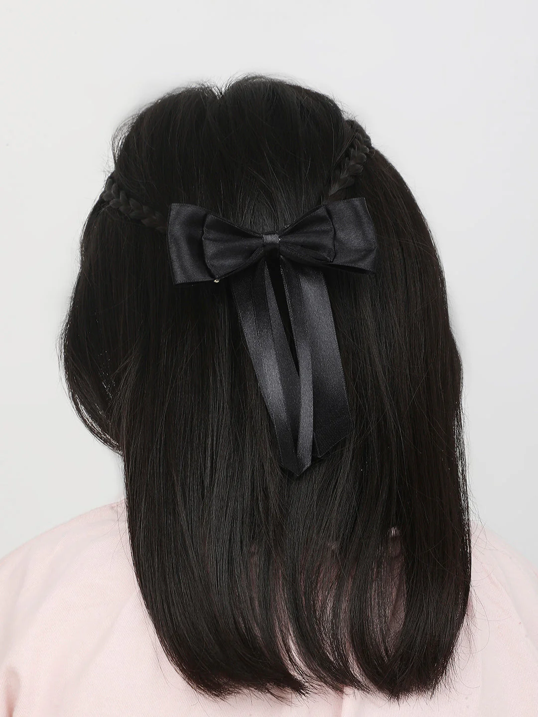 Mother Daughter Matching Satin Silk Ribbon Hair Bows - Image 8