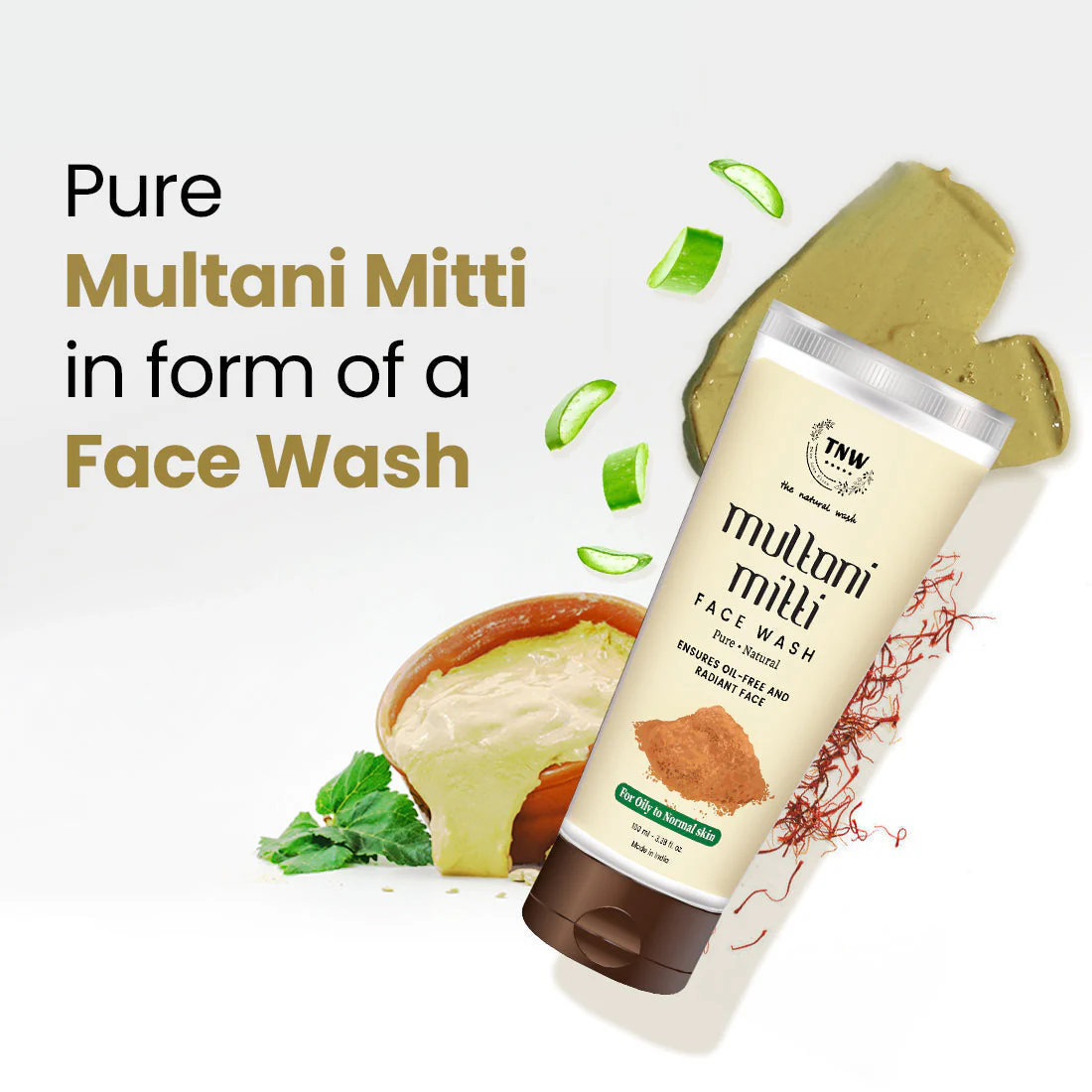 Multani Mitti Face Wash - Paraben/Sulphate-Free. - Image 3