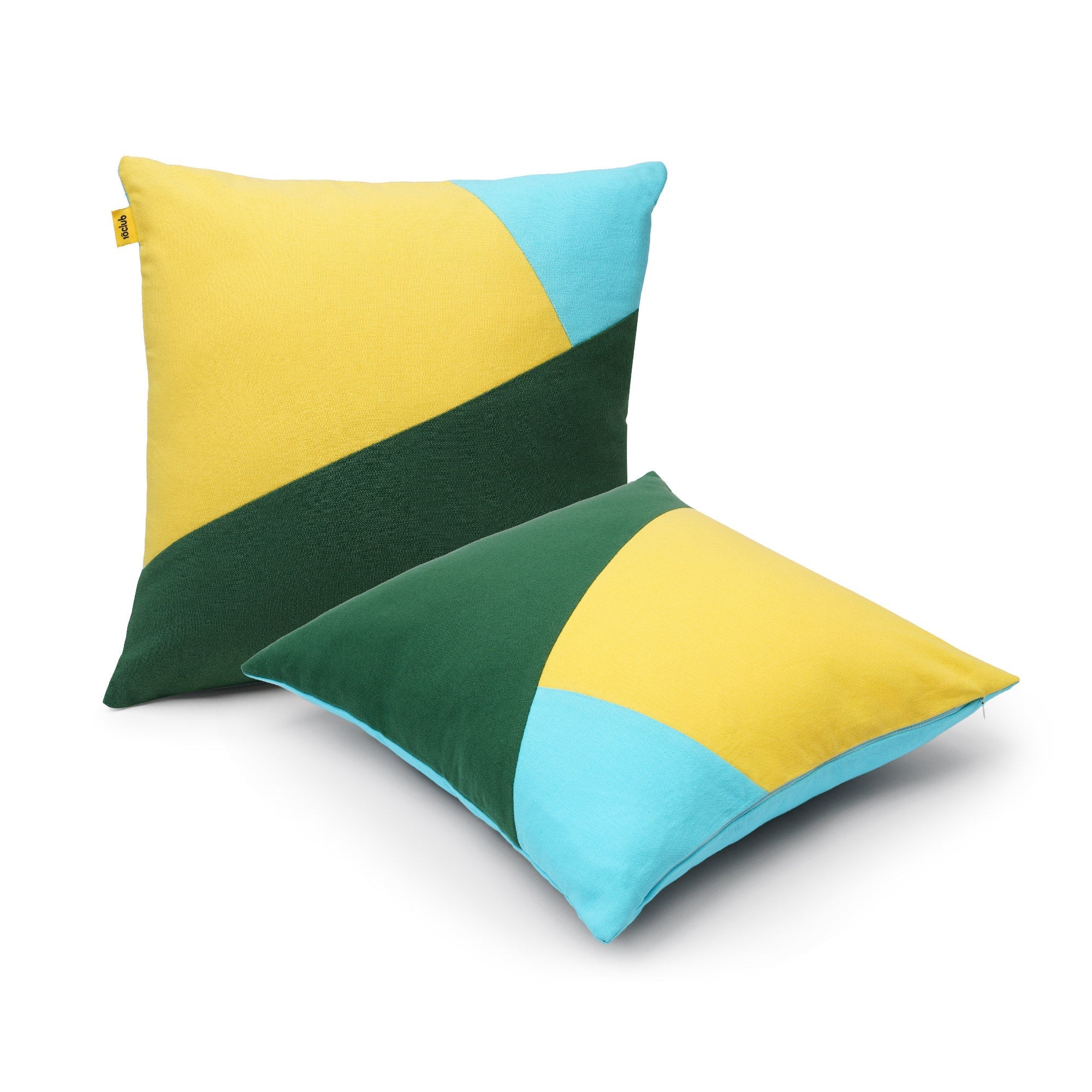 Multi Colour Geometric Cushion Cover | Set Of 2 - Image 8