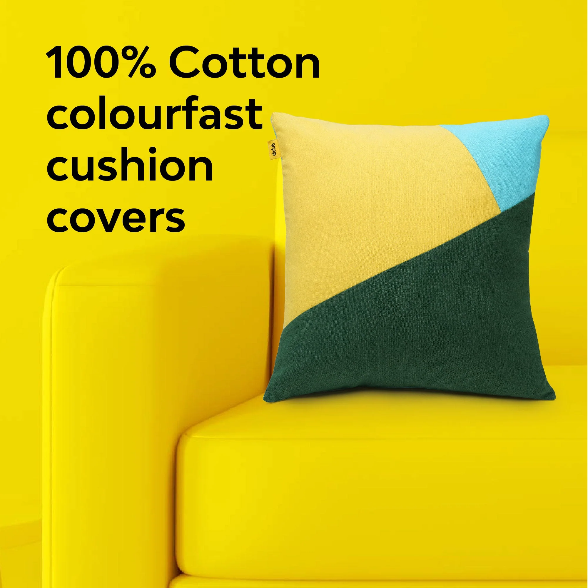 Multi-Colour Geometric Cushion Cover | Single - Image 17