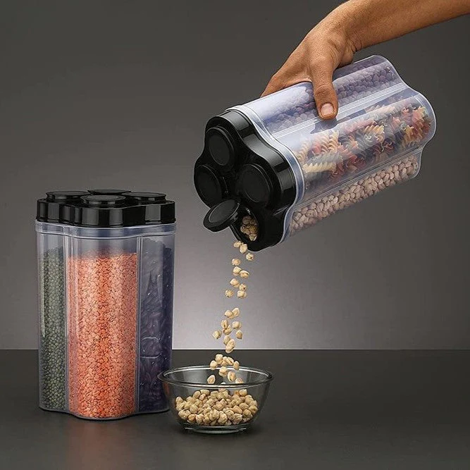 Multi-Compartment Food Storage Jar (4 Section) 2500ML - Image 6