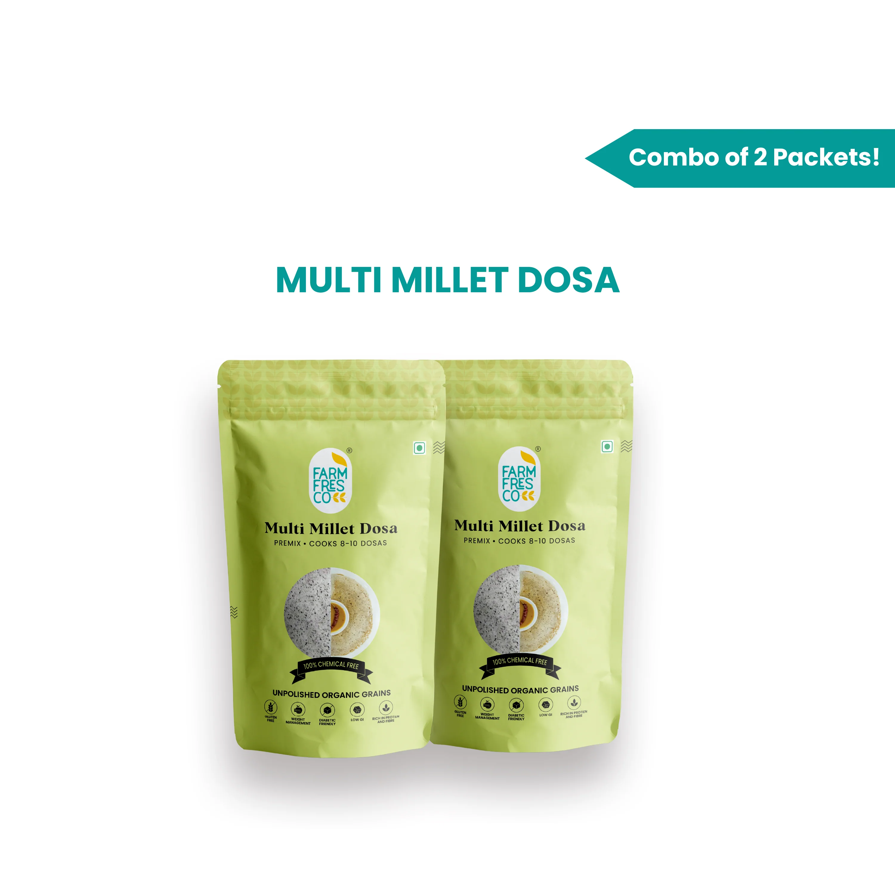 Multi Millet Dosa | 7 Millet Blend | 165g, Pack of 1 - Image 12