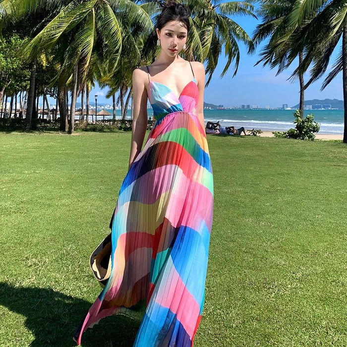 Multicolor Beach Dress - Image 2