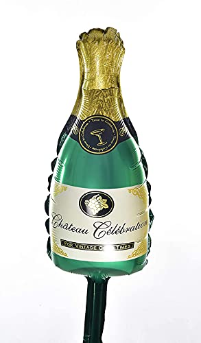 Multicolor Champagne Bottle Foil Balloon (24 Inch Approx) - Image 2