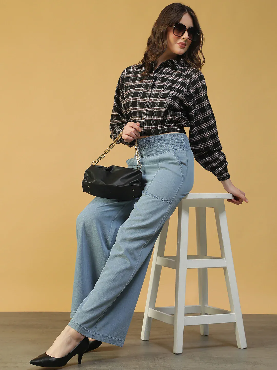 Multicolor Check Women’s Shirt - Image 7