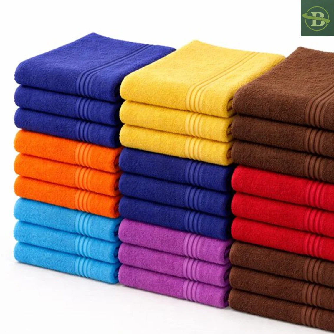 Multicolor Face Towl Tap & Dry | Ultra Soft | Quick Dry | for face wash, Sports ,Travel Suitable for Sensitive & Acne Prone skin | Pure Cotton 30×30 cm ( Pack of 3) - Image 2