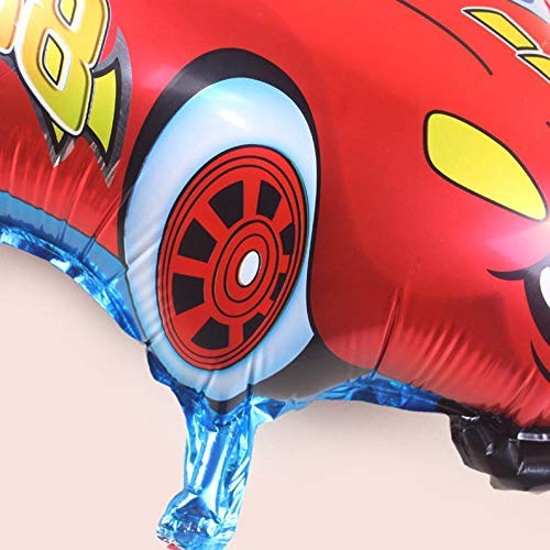 Multicolor Kids Cars Children Birthday Theme Foil Balloon (Pack of 5) - Image 4