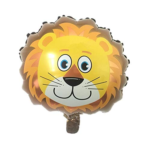 Multicolor Lion Head Jungle Theme Foil Balloon (28 Inch Approx) - Image 2