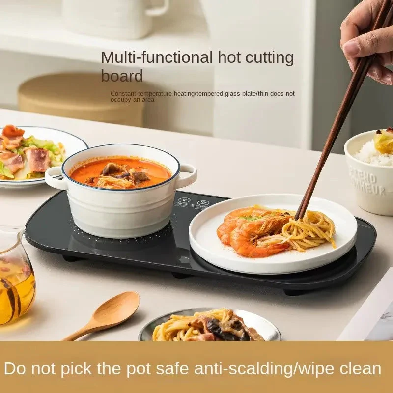 Multifunctional Electric Food Heating Glass Tray - Image 2