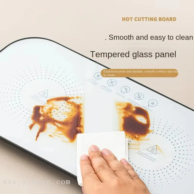Multifunctional Electric Food Heating Glass Tray - Image 4