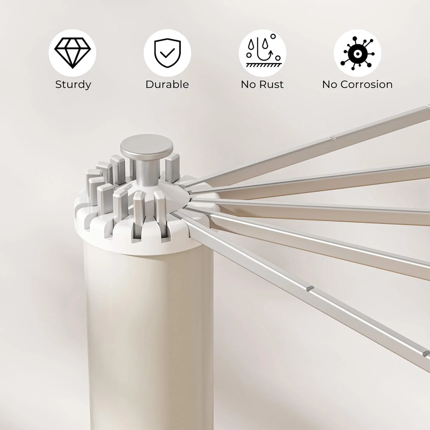 Multifunctional Foldable Outdoor Clothes Drying Stand - Image 6
