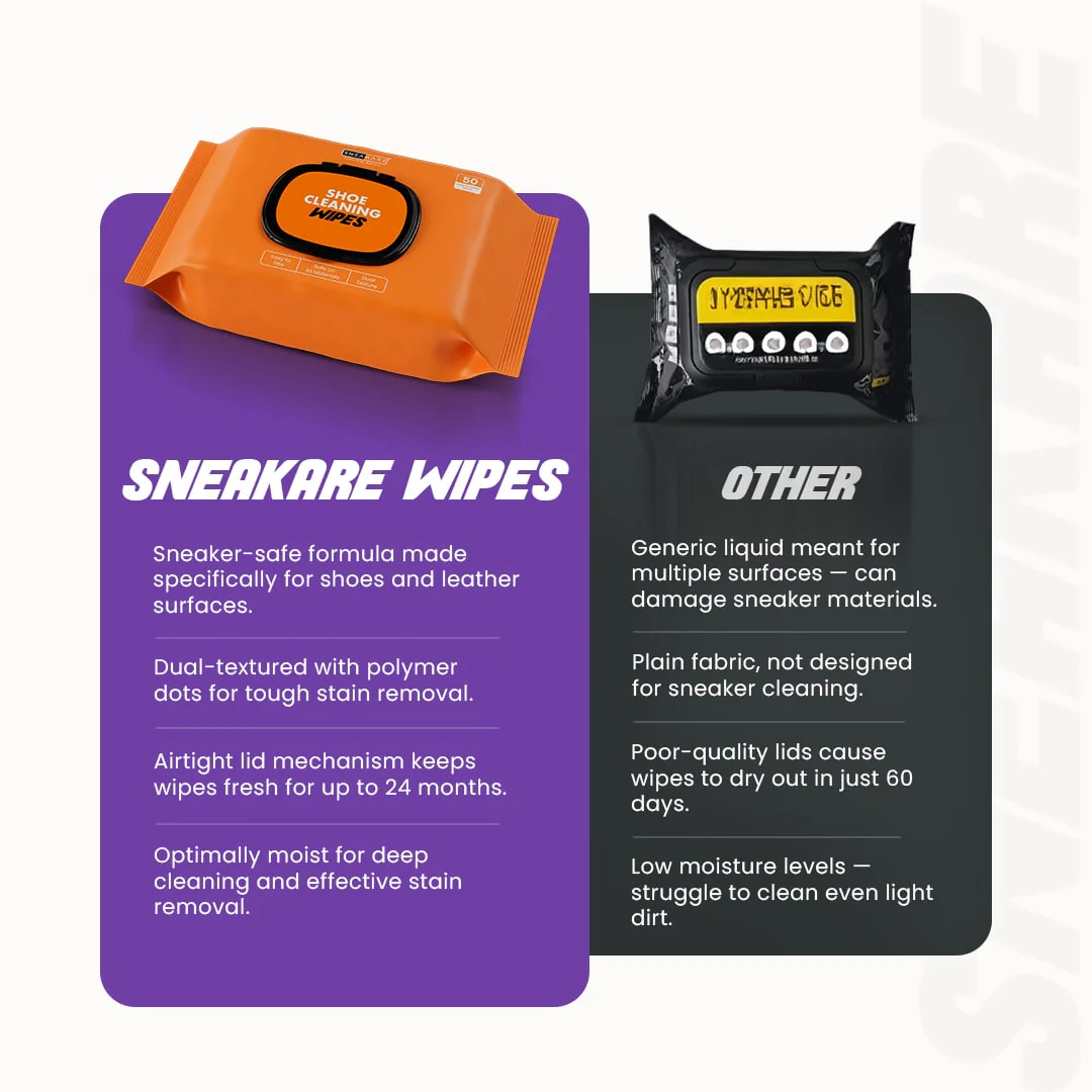 Multipack Shoe Cleaning Wipes - 50 Wipes - Image 3
