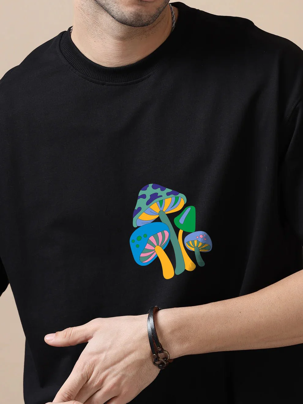 Mushroom Oversize T-Shirt - Image 4