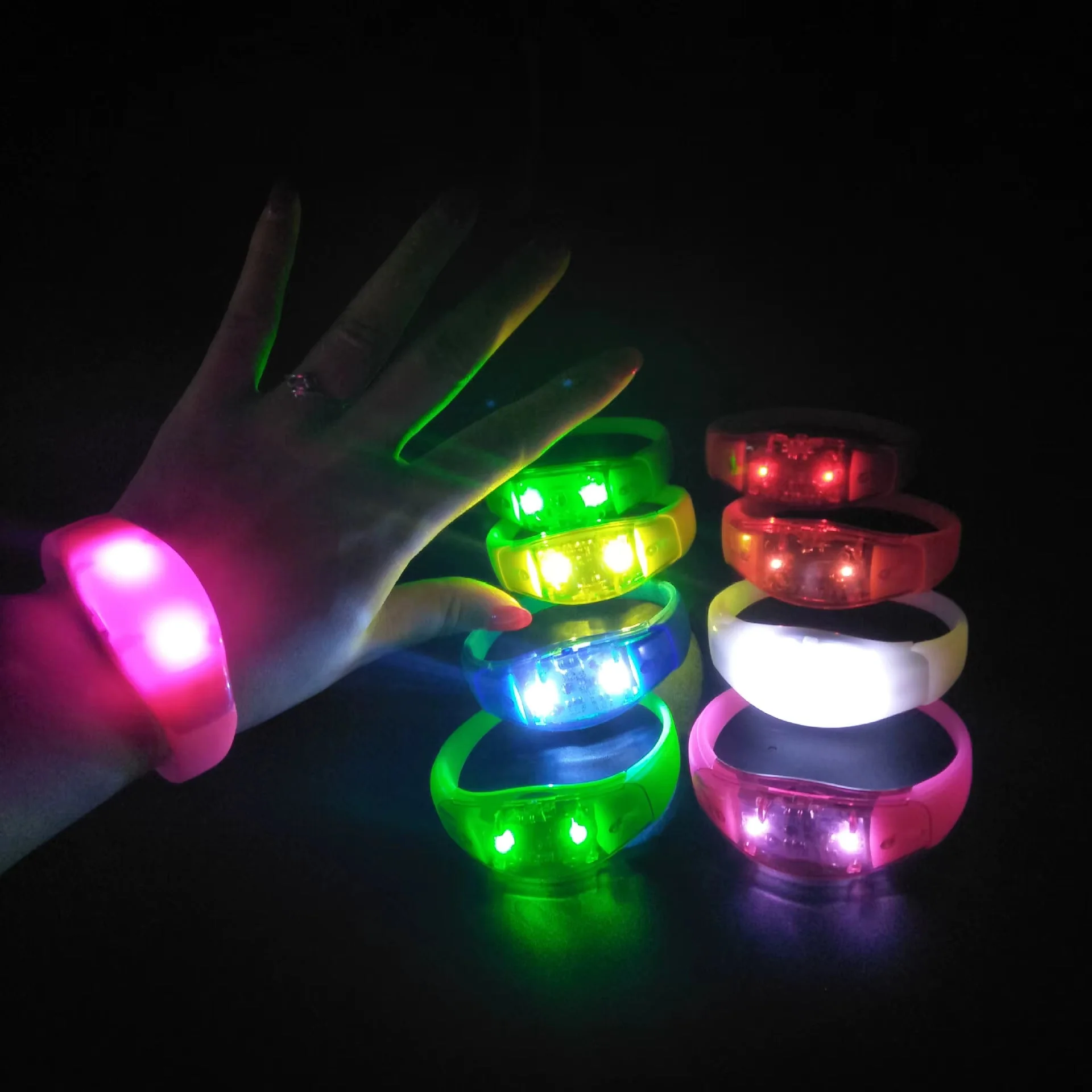 Music Sensor Led Bracelet Sound Sync Led Wristband 1pc - Image 6