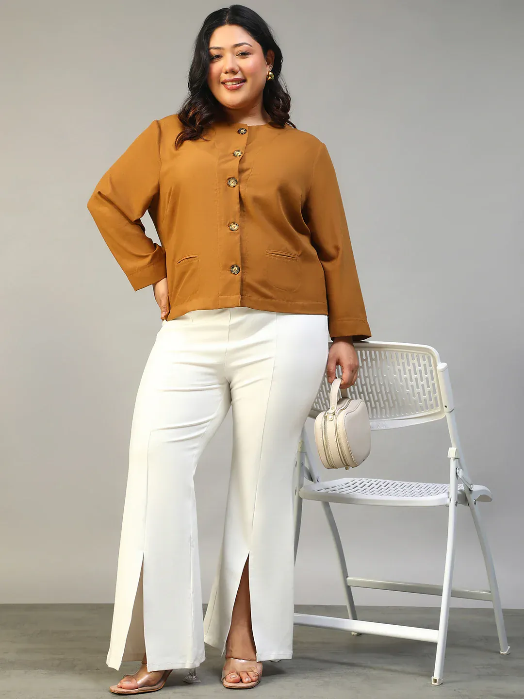 Mustard Plus Size Women's Top - Image 8