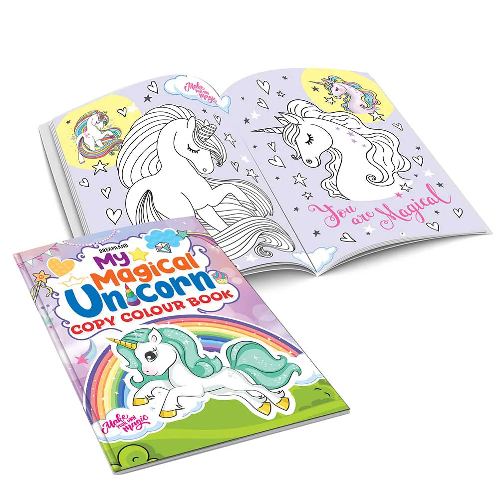 My Magical Unicorn Copy Colour Book for Children Age 2 -7 Years - Make Your Own Magic Colouring Book - Image 3